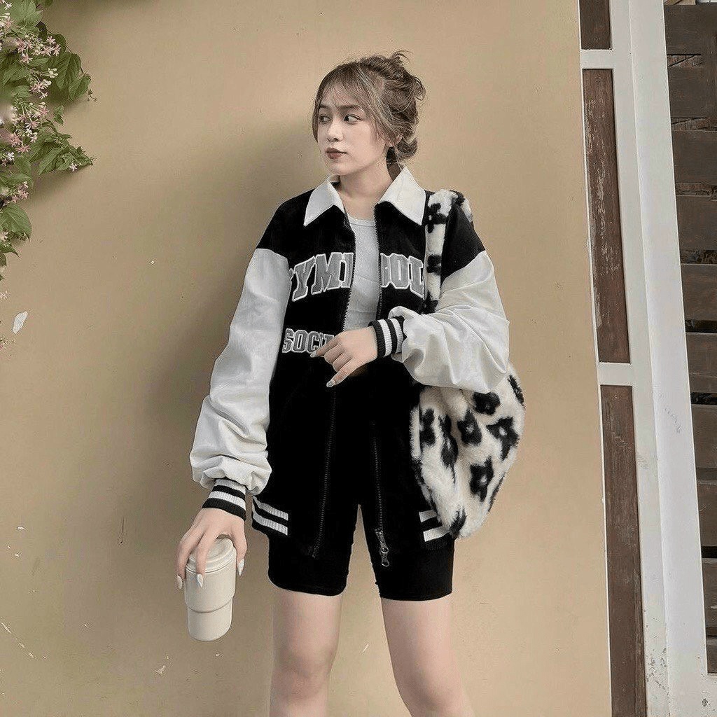 (MẪU MỚI) ÁO KHOÁC BOMBER NỮ CHẤT LIỆU KAKI NHUNG THÊU HỌA TIẾT THỜI TRANG ĐẸP TINH TẾ SHOP VALENTINA