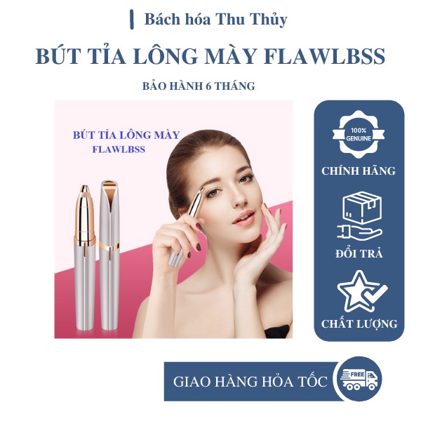 Bút tỉa lông mày, bút tỉa lông mày FLAWLBSS BẢO HÀNH 6 THÁNG thẩm mỹ cho phải đẹp dễ dàng sử dụng BHTT38