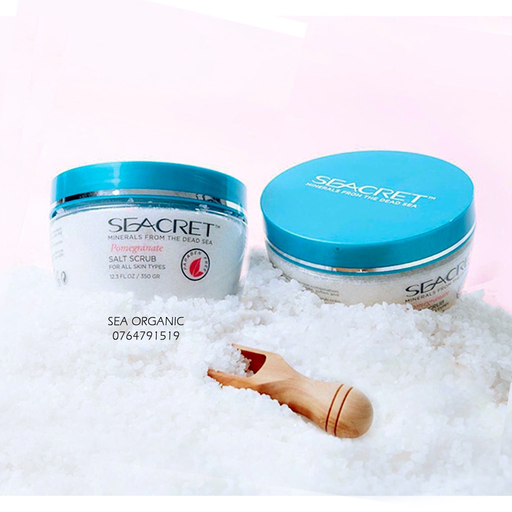 MUỐI THÔ TẮM SEACRET HƯƠNG LƯU SALT SCRUB POMEGRANATE