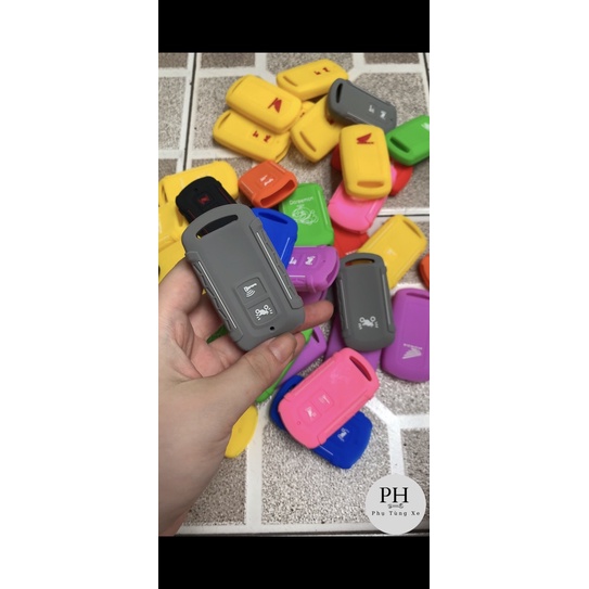 Bao silicone bọc chìa khoá Smartkey cho xe honda AirBlade, Vario, Lead, Vision (loại dày)