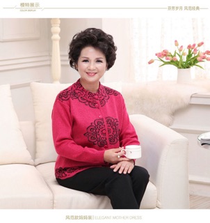 Áo len trung niên