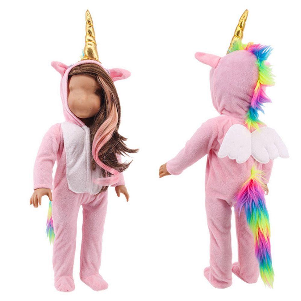 Bộ Đồ Ngủ Họa Tiết Hoạt Hình Động Vật Thời Trang Cho Búp Bê 18Inch