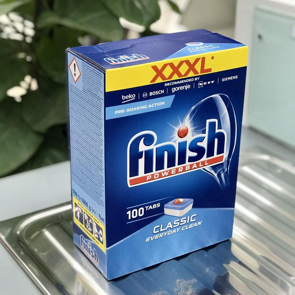 Bán lẻ viên rửa bát Finish Classic - hãng Bosch, Siemens khuyến cáo sử dụng