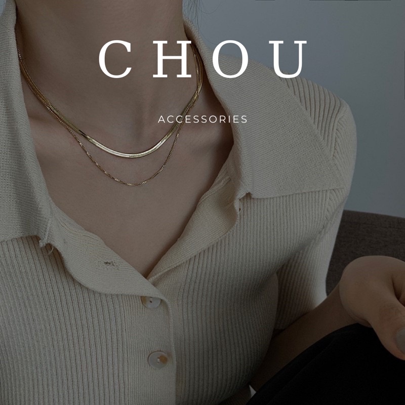 Dây Chuyền 2 Lớp Hàn Quốc | CHOU ACCESSORIES |