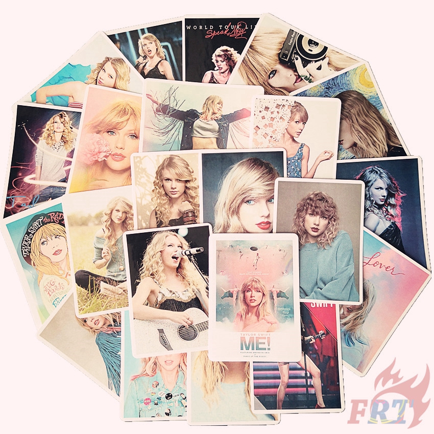 ❉ Taylor Swift - Popular &amp; Country Music Singer Mini Poster Stickers ❉ 25Pcs/Set Superstar Fashion DIY Decals Doodle Stickers