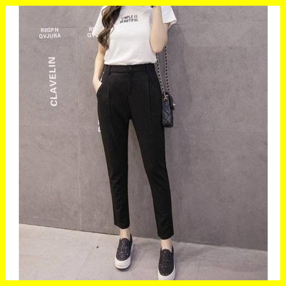 Quần Baggy Nữ Vải màu hồng