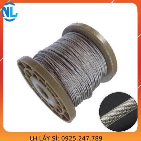 Cáp inox 304 bọc nhựa 4li, 5li, 6li cáp thép giá sỉ THÁI BÌNH VINA