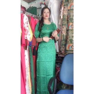 Combo áo dài gấm kèm quần khách chọn trên live