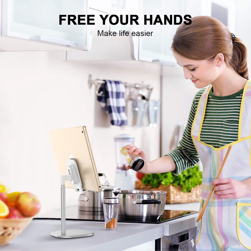 Giá Đỡ Điện Thoại Màu Bạc Có Thể Xoay Được | BigBuy360 - bigbuy360.vn