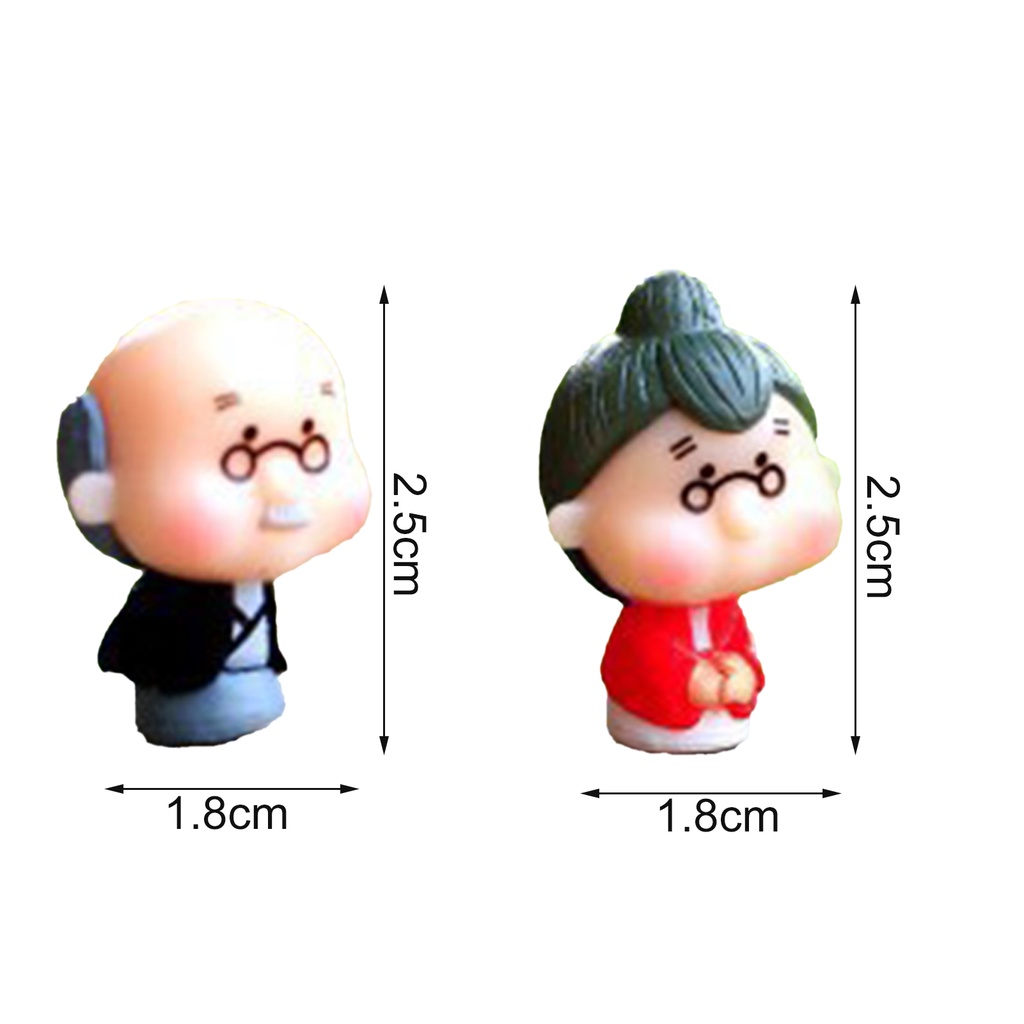 Set 2 mô hình búp bê độc đáo đáng yêu dành cho các cặp đôi