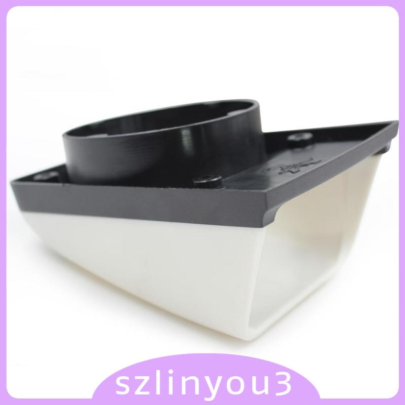 Set 2 Lỗ Thông Khí Bằng Nhựa Màu Trắng / Đen Cho Tàu Thuyền 3 Inch | BigBuy360 - bigbuy360.vn