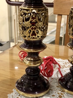 CẶP ĐÈN ĐIỆN BẰNG ĐỒNG