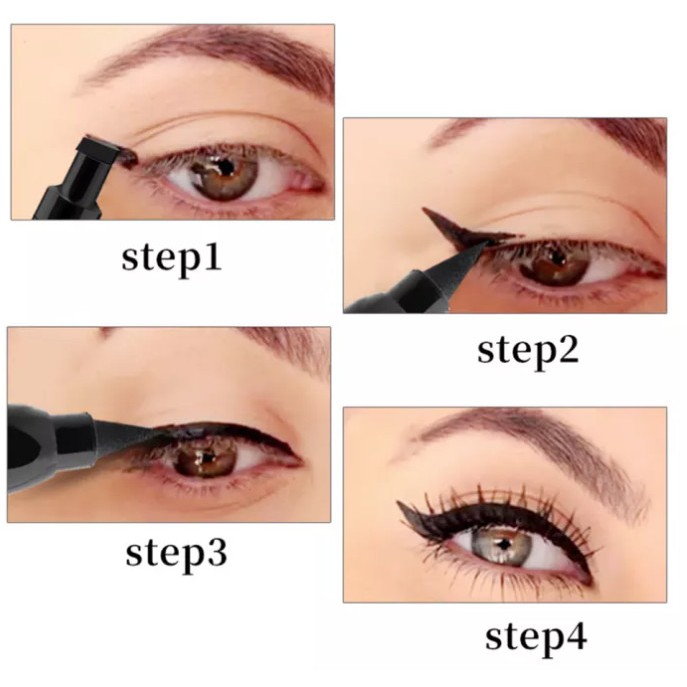 Bút kẻ mắt nước QIC mau khô lâu trôi có đầu con dấu dễ sử dụng thời trang cho phái đẹp | BigBuy360 - bigbuy360.vn