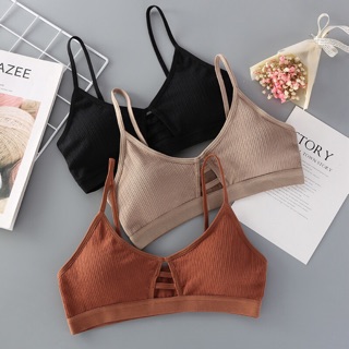 Áo lót mặc nhà không gọng không mắc cài-có cup- tôn vòng 1-hợp mặc crop top
