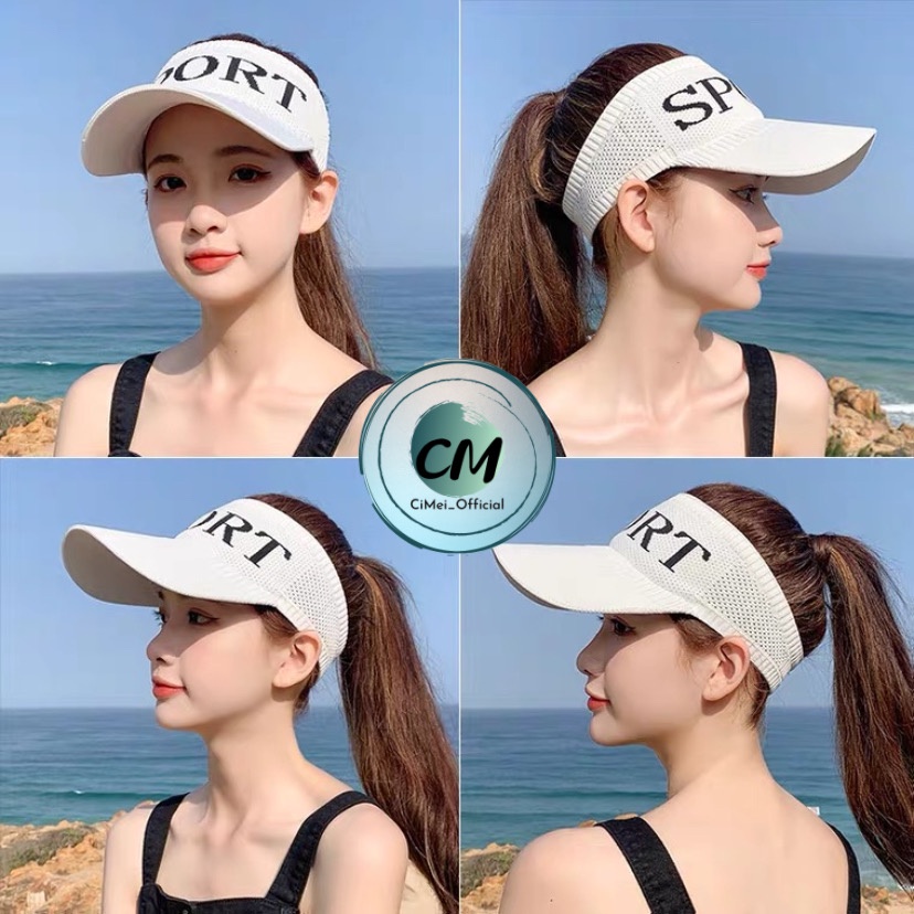 Mũ Nửa Đầu Nón Lưỡi Trai Nửa Đầu Sport Kiểu Dáng Thể thao Mũ Tennis,Golf