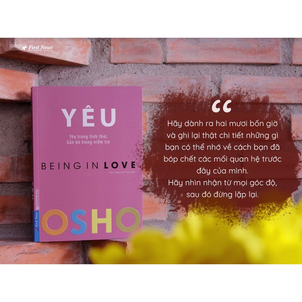 Sách OSHO Yêu  - First News