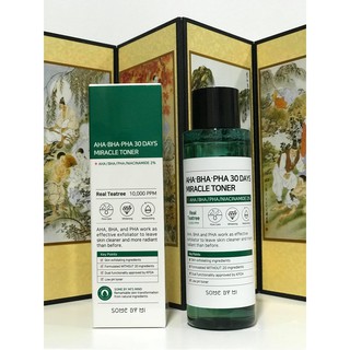 Nước Hoa Hồng AHA BHA PHA 30 Days Miracle Toner Some by Mi