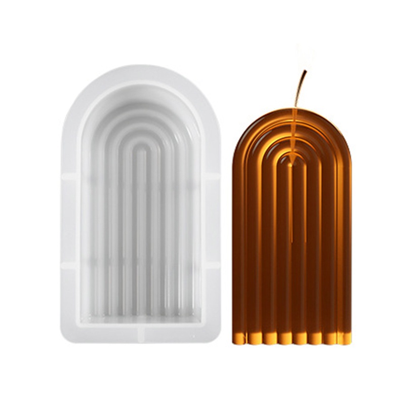 Khuôn Silicone Hình Chữ U Làm Nến Trang Trí Thủ Công