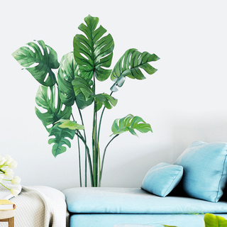 Sticker Lá Cây Nhiệt Đới Dán Tường Trang Trí