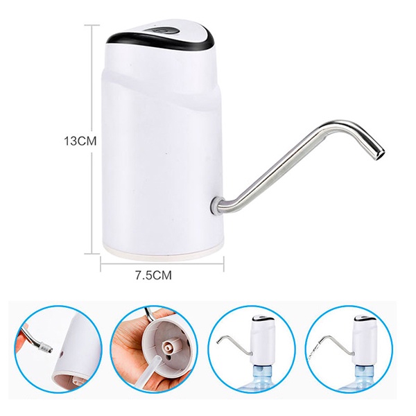 ĐẦU VÒI HÚT NƯỚC TỰ ĐỘNG - MÁY BƠM NƯỚC BÌNH LỌC NƯỚC TỰ ĐỘNG KHÔNG DÂY SẠC ĐIỆN USB MẪU MỚI 2022