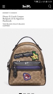 🆘RẺ VÔ ĐỊCH🆘Balo Coach backpack x Disney