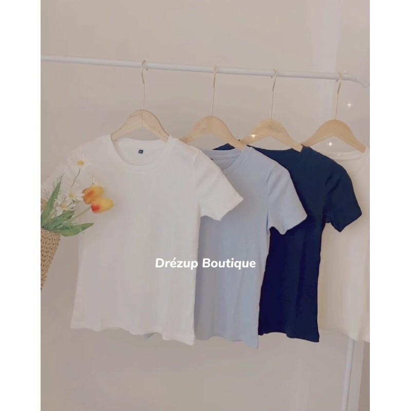 Áo thun gân xuất dư HQ