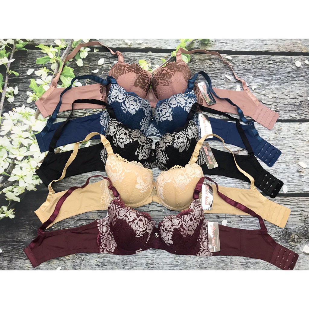 Áo ngực nữ không đệm, quả to có gọng, big size, lót nội y Thái lan Sister hood 730, Leblur | BigBuy360 - bigbuy360.vn