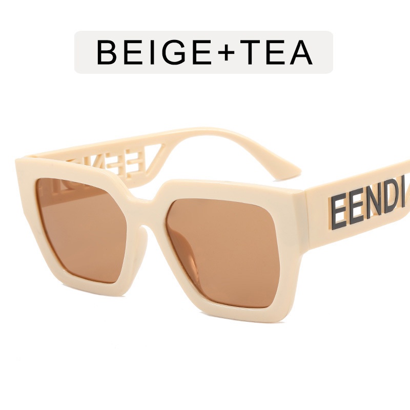 Kính Mát Gọng Vuông Bản To Thời Trang Cho Nữ