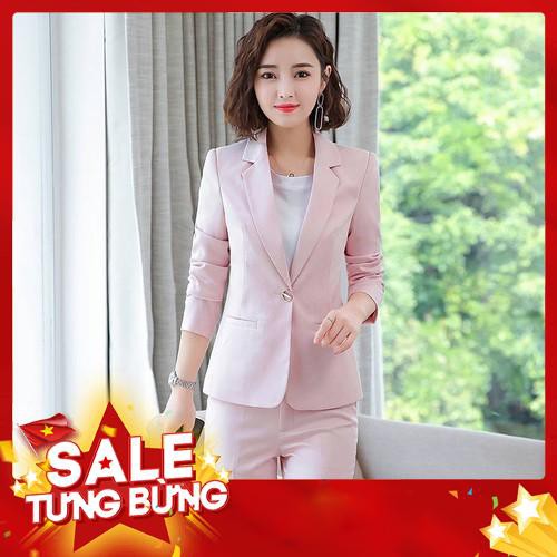 Bộ Áo Vest+quần Dài Thời Trang Công Sở Cho Nữ -Hàng nhập khẩu