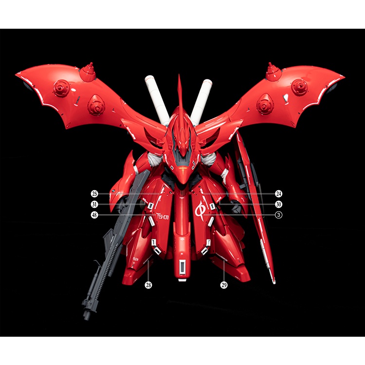 Decal nước dán mô hình Nightingale gold metallic coating SD HG 1/144 1/100 các loại - Water Sticker