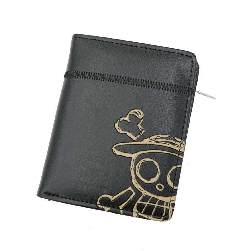 Ví đựng tiền bằng da PU họa tiết Anime One Piece Monkey D Luffy