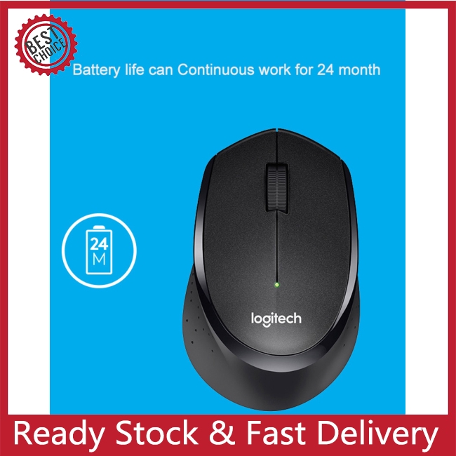 Logitech M330 Wireless Mouse Silent Mouse with 2.4GHz USB 1000DPI Optical Mouse for Office Home