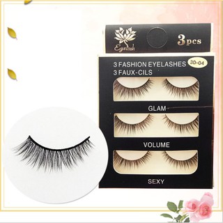 Mi giả 3D - Mi Chồn 1 bộ 3 cặp
