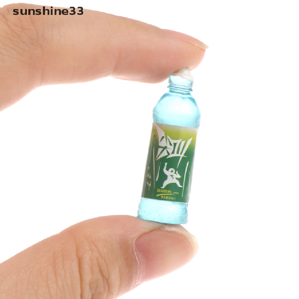 Bộ 5 Chai Nước Uống Mini Tỉ Lệ 1: 12 Dễ Thương Dùng Trang Trí Nhà Búp Bê