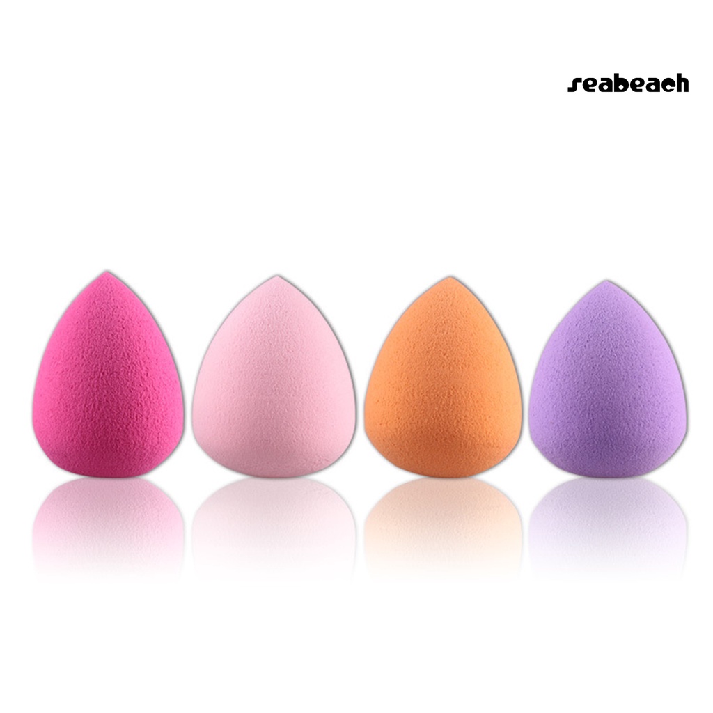 4Pcs Gourd Drop Shape Wet Dry Dual Use Sponge Powder Puff Beauty Makeup Tool | BigBuy360 - bigbuy360.vn