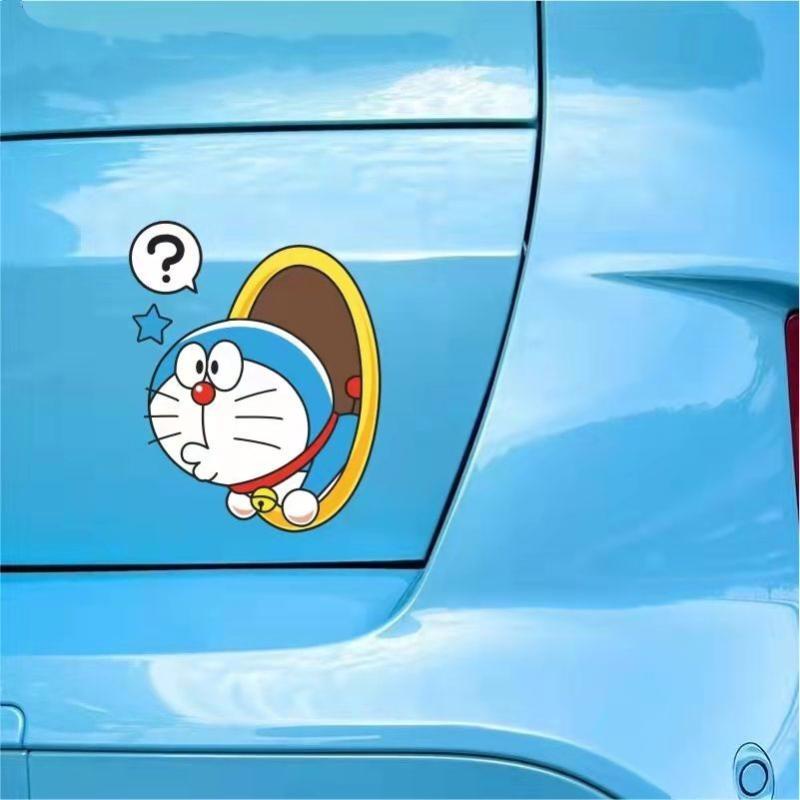 Doraemon dán  nhãn dán trang trí ô tô   nhãn dán xe máy  nhãn dán xe điện   nhãn dán trang trí   nhãn dán sáng tạo dễ thương