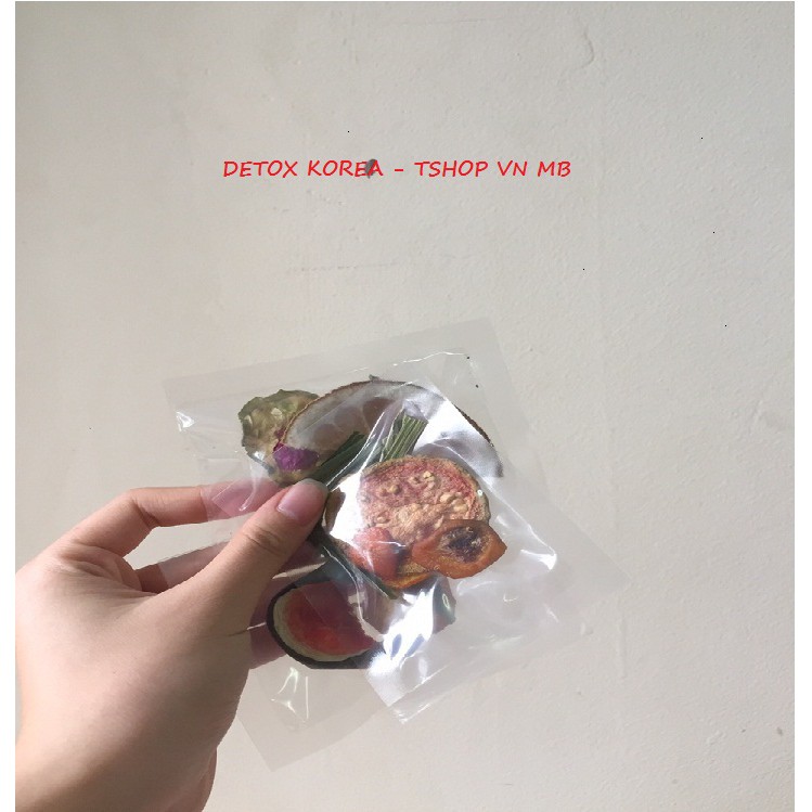 Trà giảm cân Detox hoa quả sấy lạnh Robimart eo thon, dáng đẹp, thanh lọc cơ thể