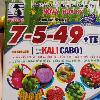 Phân bón lá kali cabo 7-5-49
