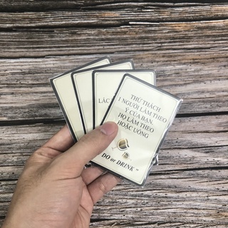Sleeves bảo vệ bài 6.2 * 9 bọc bài board game, sleeves 6.2 x 9 cm đựng thẻ bài drinking game có nắp dán