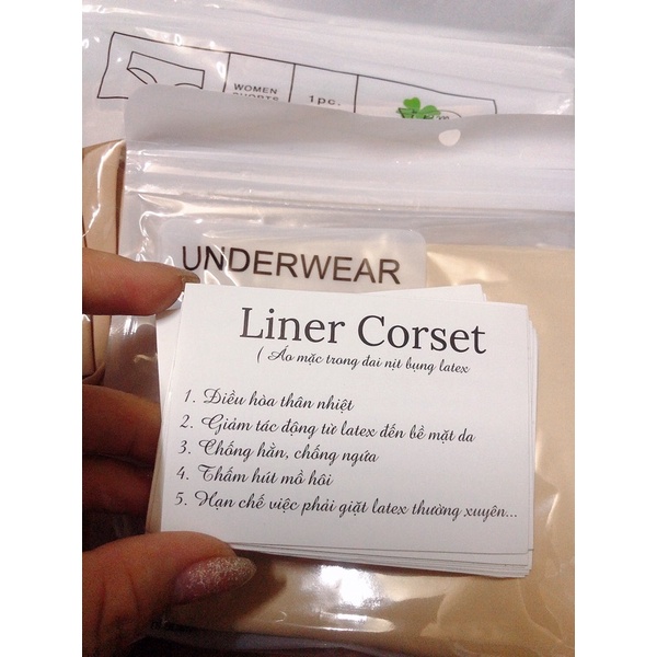 Áo Liner  mặc lót trong latex chống hằn ngứa, mặc mát loại đúc cao cấp