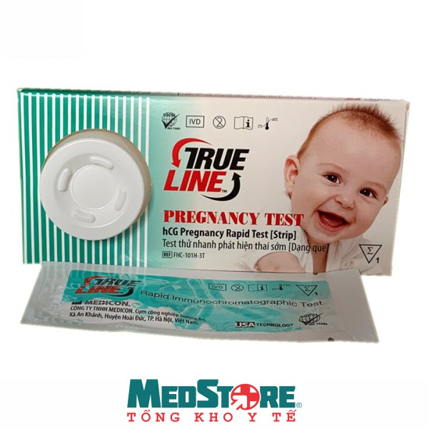 Que test thử thai TRUELINE 3mm