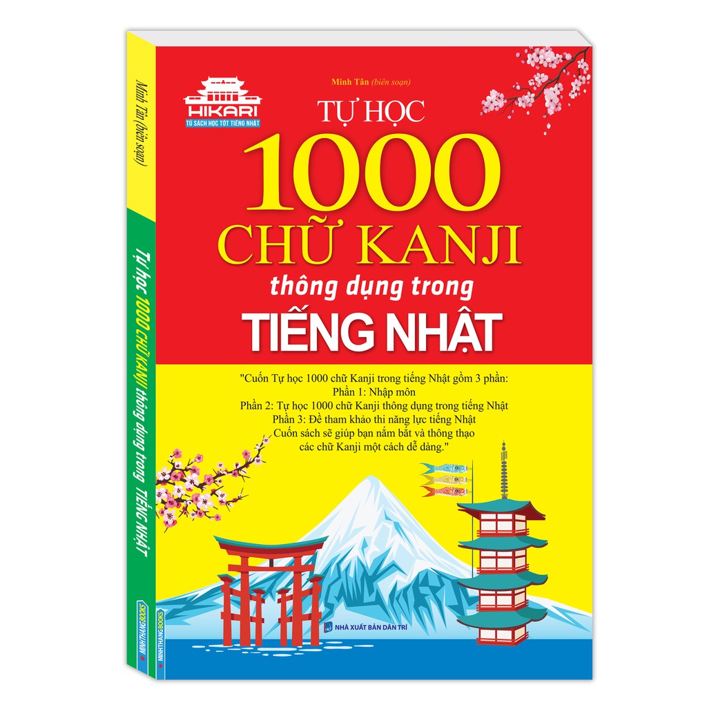 Sách - Tự học 1000 chữ KANJI thông dụng trong tiếng Nhậtbìa mềm