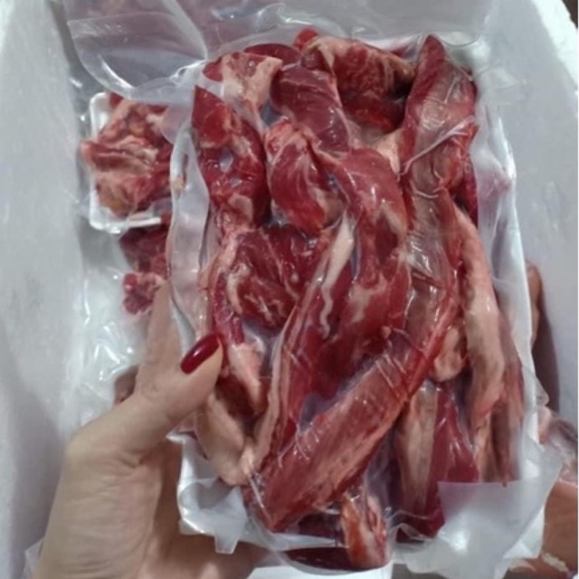 1kg dẻ sườn bò không xương ngon cực đỉnh chỉ giao hoả tốc