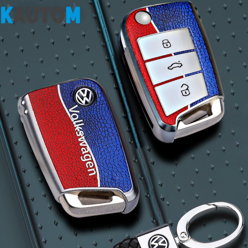 Túi Đựng Chìa Khóa Xe Hơi Volkswagen Tayron Golf 7 Bora Lamando Teramont Tharu T-ROC Lavida Ốp