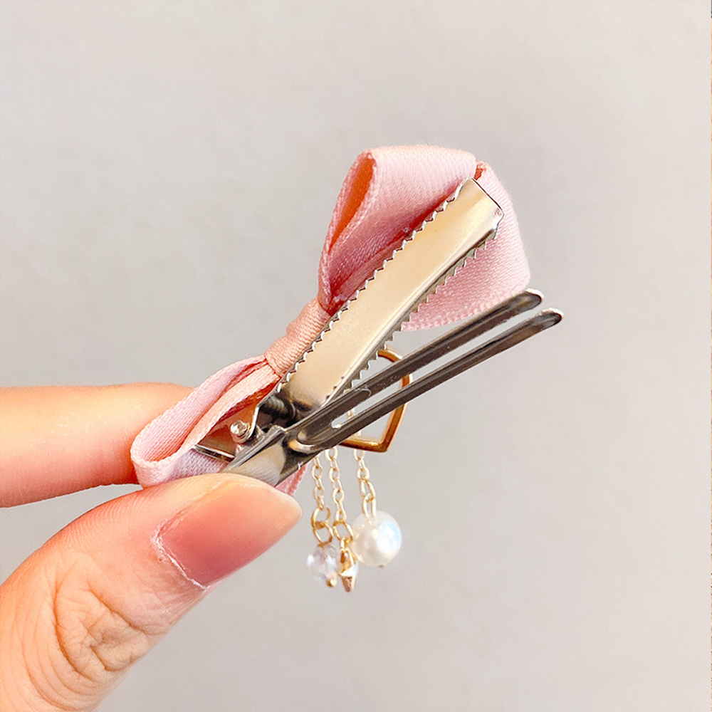 Kẹp Tóc Nữ Hình Nơ Đính Ngọc Trai Thời Trang