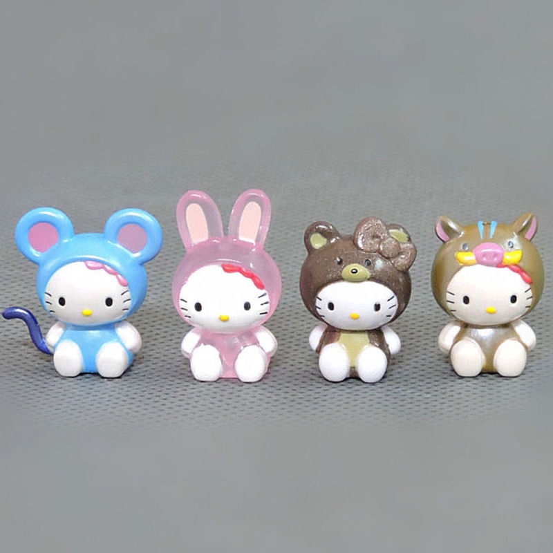 Mô hình đồ chơi HelloKitty bằng chất liệu PVC cỡ 3cm cho bé gái