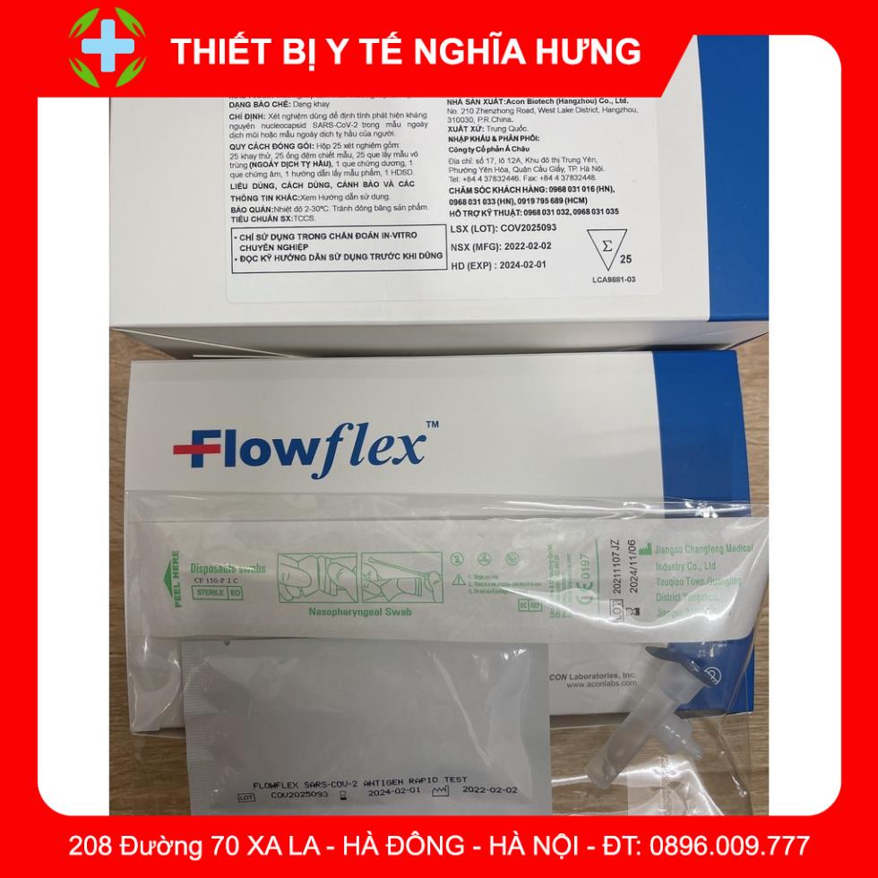 [Mã COSDAY giảm 8% đơn 150K] Bộ Test Nhanh Tại Nhà Flowflex Antigen Rapid Test Kháng Nguyên - Que Test Mũi