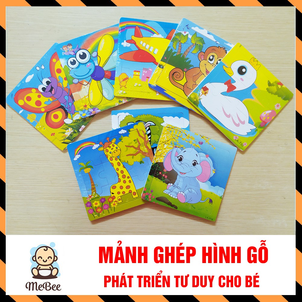 Đồ chơi ghép hình gỗ nhiều mảnh thông minh cho bé yêu (1 hình)