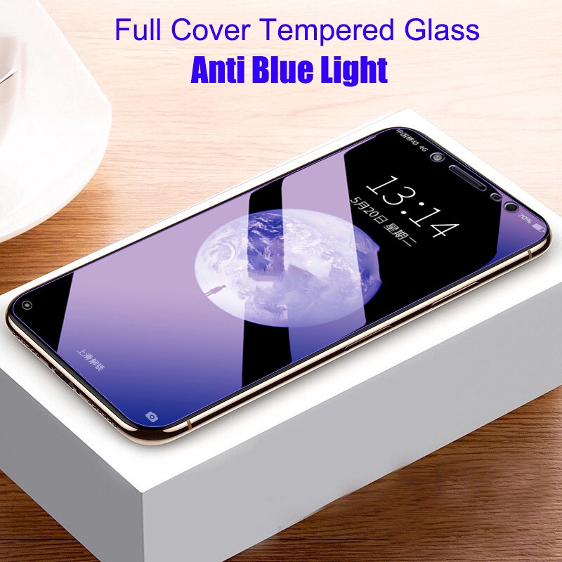 Anti Blue Light Tempered Glass Xiaomi Mi 8SE 9SE A2 A3 5x 6 6X 8 9 SE/Lite/Pro CC9 CC9E Play Mix/Max 2 2S 3 Screen Protector