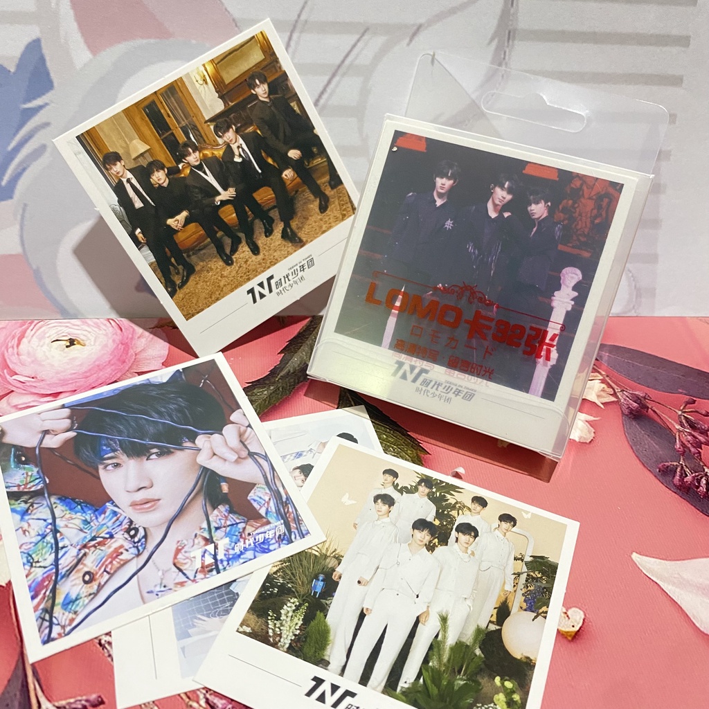 Lomo vuông hộp trong suốt hình TNT TẢ HÀNG TRƯƠNG CỰC LƯU DIỆU VĂN TỐNG Á HIÊN idol cpop hoa ngữ